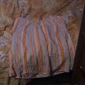 Girls tee shirt cat&jack xl 14-16 white, pink